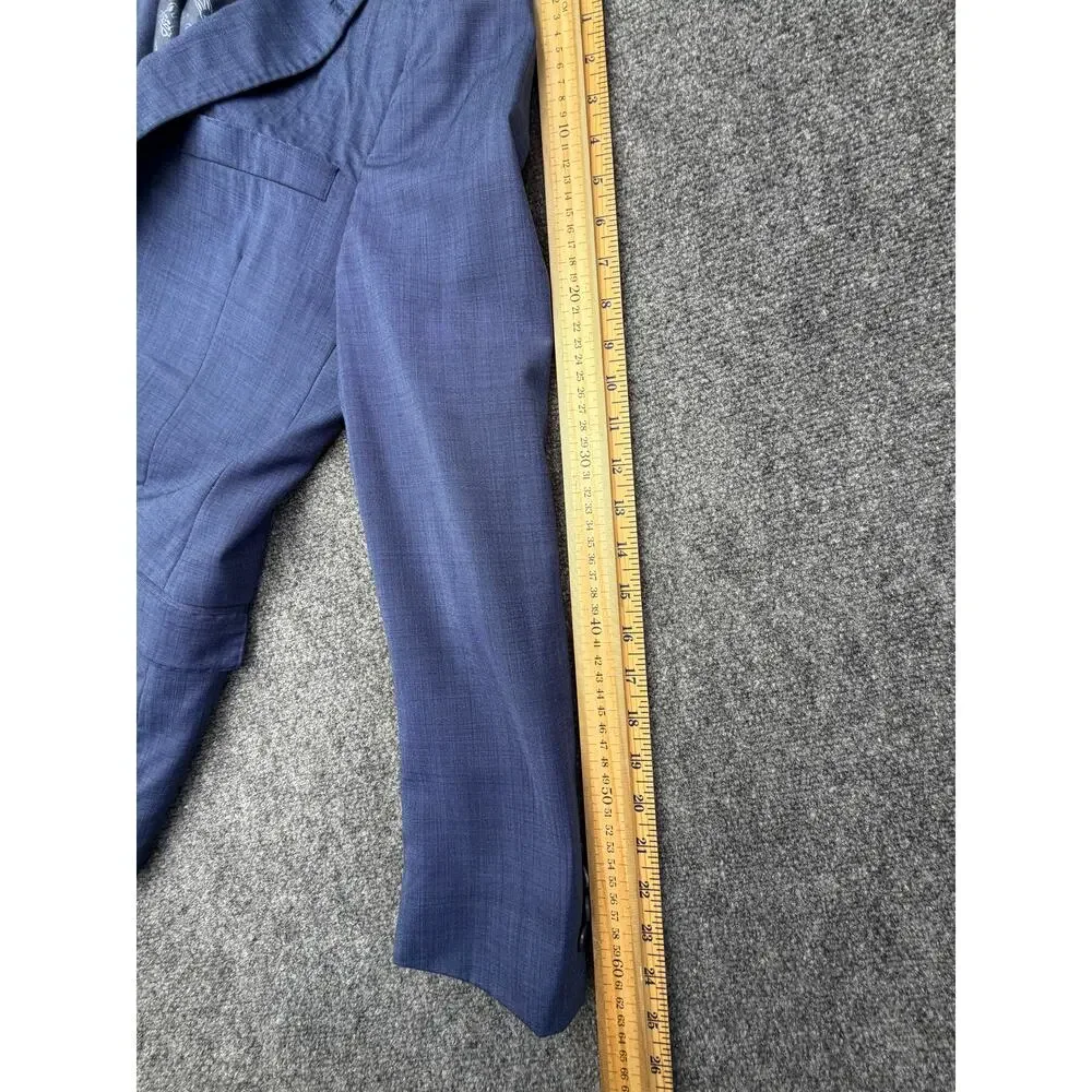 Psycho Bunny Suit Mens 30 Blue Slim Fit Jacket/Pants Dillard’s Skull Lining